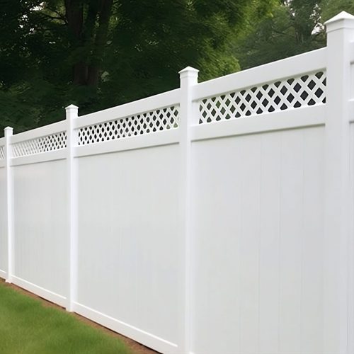 Rochester Backyard Vinyl Fence